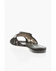 Dolce & Gabbana Rhinestoned Lace Sliders
