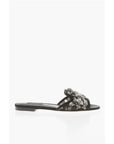 Dolce & Gabbana Rhinestoned Lace Sliders