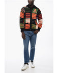 Awake New York Patterned Sweater with Zip Closure