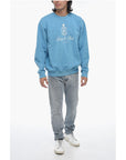 Sporty & Rich Logo Print Crewneck Sweatshirt