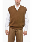 Studio Nicholson Wool-blended Oversized Vest with Pocket