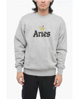 Aries Printed DUCK Crewneck Sweater