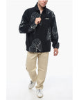 Awake New York Quarter Zipper Sweatshirt with All-Over Print