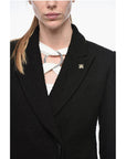 Amiri Double-breasted Tweed Cotton Blend Blazer