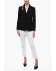 Amiri Double-breasted Tweed Cotton Blend Blazer