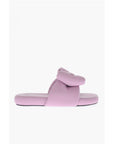Off-White Padded Leather Sandals with Maxi Bow