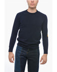 Altea Crew Neck LUNETTA Virgin Wool Sweater with Patches