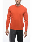 Altea Crew Neck LUNETTA Virgin Wool Sweater with Contrasting Patch