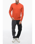 Altea Crew Neck LUNETTA Virgin Wool Sweater with Contrasting Patch