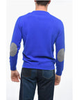 Altea Crew Neck ICON Virgin Wool Sweater with Contrasting Patches