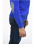 Altea Crew Neck ICON Virgin Wool Sweater with Contrasting Patches