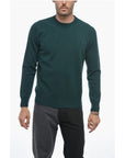 Altea Crew Neck LUNETTA Virgin Wool Sweater with Contrasting Patch