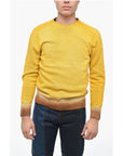Altea Crew Neck Virgin Wool Sweater with Degradè Bottom