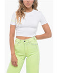 Adriana Hot Couture Rhinestoned GLITTER TATTOO Cropped Fit T-Shirt
