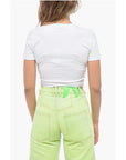 Adriana Hot Couture Rhinestoned GLITTER TATTOO Cropped Fit T-Shirt