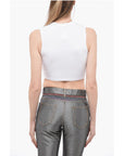 Adriana Hot Couture Rhinestoned Cropped Tank Top