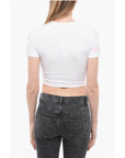 Adriana Hot Couture Rhinestone Logo Crew-neck t-Shirt
