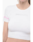 Adriana Hot Couture Rhinestone Logo Crew-neck t-Shirt
