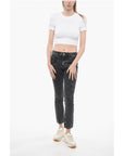 Adriana Hot Couture Rhinestone Logo Crew-neck t-Shirt