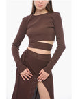 Long-sleeved Top With Cut-Out Detail