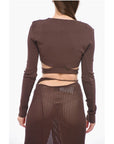 Long-sleeved Top With Cut-Out Detail