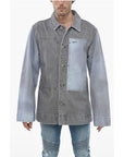 Objects IV Life Two-toned Denim Jacket with Loose Fit