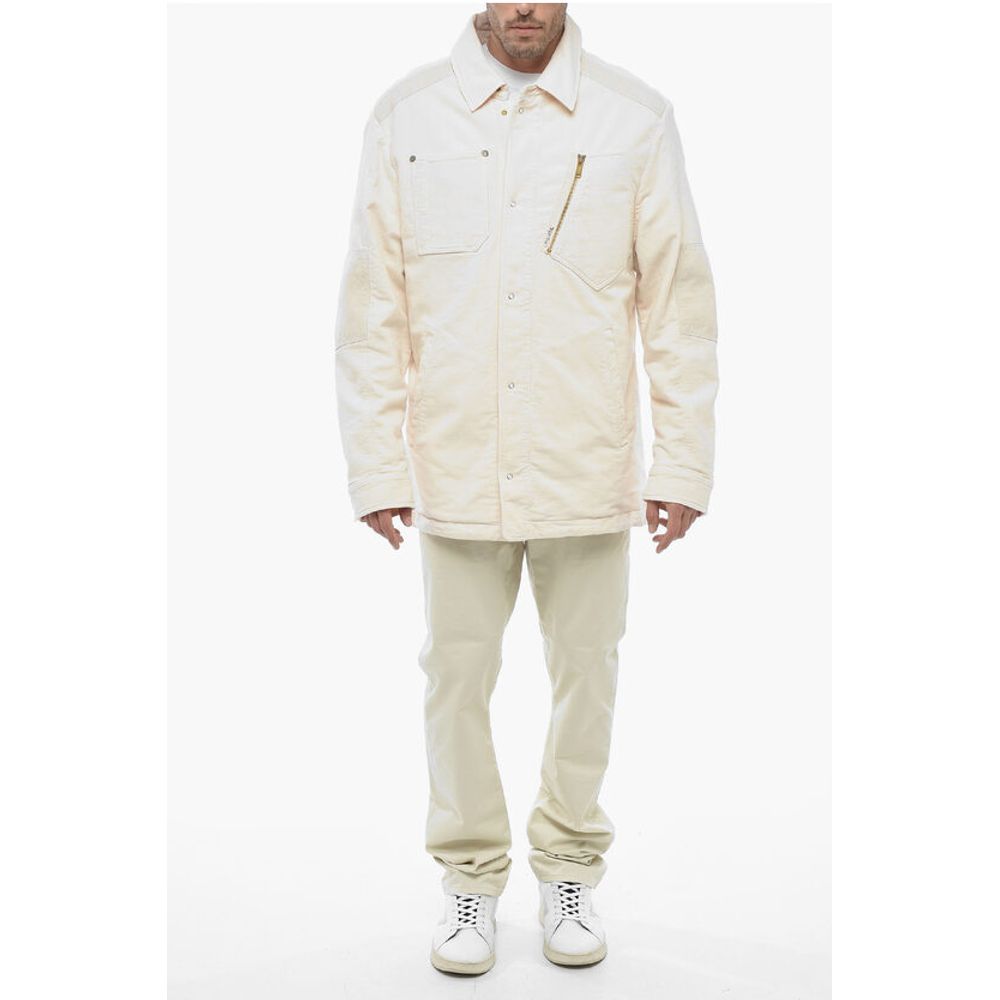 Objects IV Life Padded Overshirt with Patch Detail