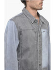 Objects IV Life Two-toned Denim Jacket with Loose Fit