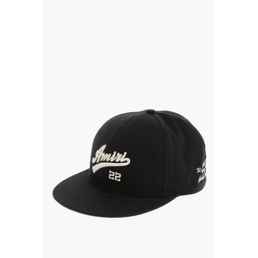 Amiri Solid Color Cap with Embossed Logo