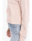 Amiri Cropped Fit Fringed Hoodie