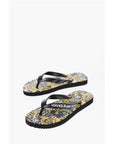 Versace JEANS COUTURE Baroque Printed Rubber Flip Flops