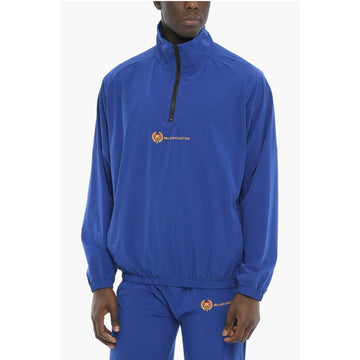 Bel Air Athletics Nylon Windbreaker Jacket with Embroidered Logo