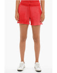 Cotton Citizen Brushed Cotton Shorts With Raw Cut Bottom