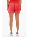 Cotton Citizen Brushed Cotton Shorts With Raw Cut Bottom