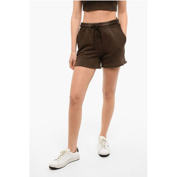 Cotton Citizen Frayed Shorts with Drawstring