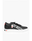 Moschino LOVE Leather Low Top Sneakers with Logo