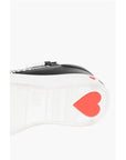 Moschino LOVE Leather Low Top Sneakers with Logo