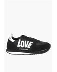 Moschino LOVE embroidered logo WALK 25 sneakers with suede details