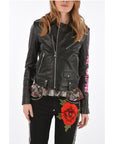 Philipp Plein COUTURE leather ANGEL biker jacket