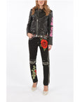 Philipp Plein COUTURE leather ANGEL biker jacket