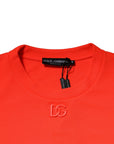 Dolce & Gabbana Orange Polyester DG Logo Sweatshirt Sweater