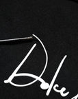 Dolce & Gabbana Black Hooded Logo Print Sweatshirt Sweater