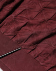 Dolce & Gabbana Bordeaux Silk Knit Crew Neck Pullover Sweater