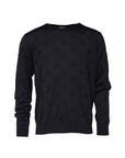 Dolce & Gabbana Black Silk Crew Neck Sweatshirt Sweater