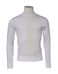 Dolce & Gabbana White Wool Turtleneck Men Sweatshirt Sweater