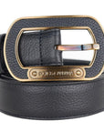 Dolce & Gabbana Black Calfskin Belt