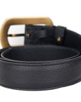 Dolce & Gabbana Black Calfskin Belt