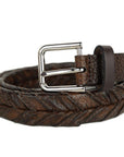 Dolce & Gabbana Brown Calfskin Belt