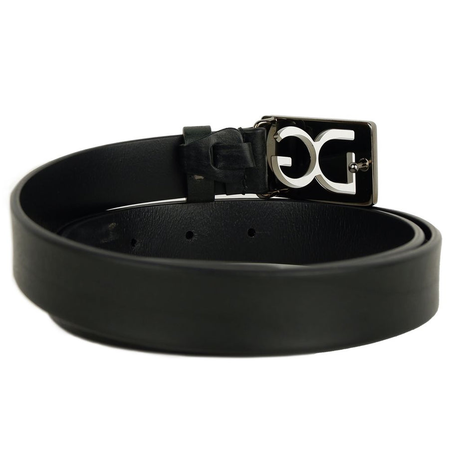 Dolce & Gabbana Black Calfskin Belt
