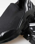 Dolce & Gabbana Black Sorrento Slip On Low Top Sneakers